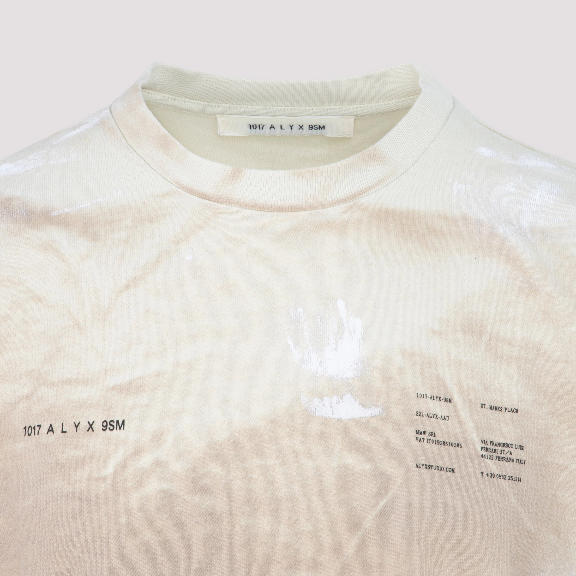 1017 ALYX 9SM Double Logo Printed T-Shirt