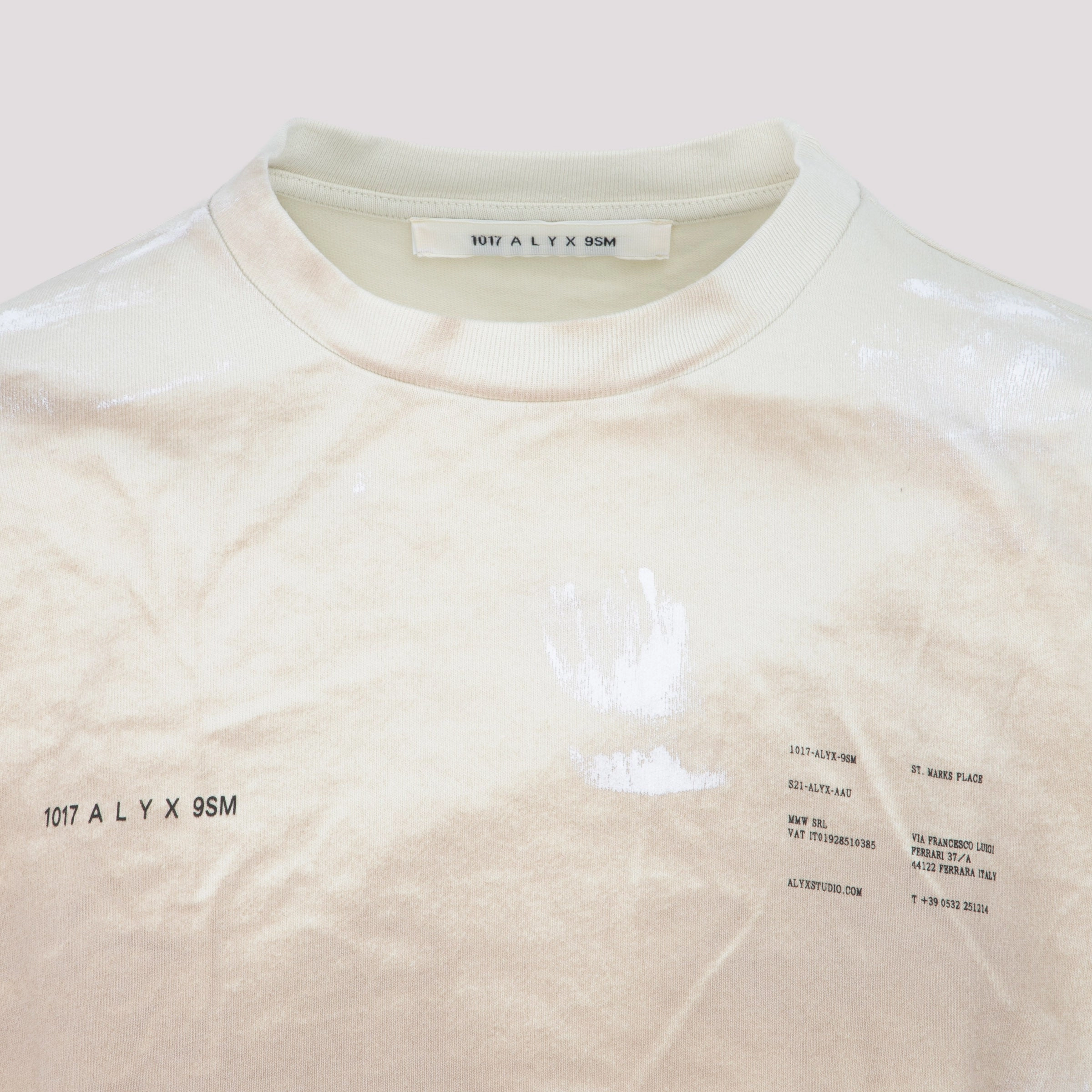 1017 ALYX 9SM Double Logo Printed T-Shirt