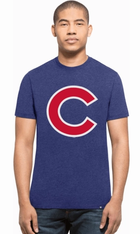 47 Mens Chicago Cubs Royal Club T-Shirt