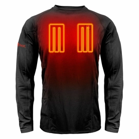 ActionHeat AH-BLT-5V-M 5V Heated Base Layer Long-Sleeve Shirt for Men, Black, M