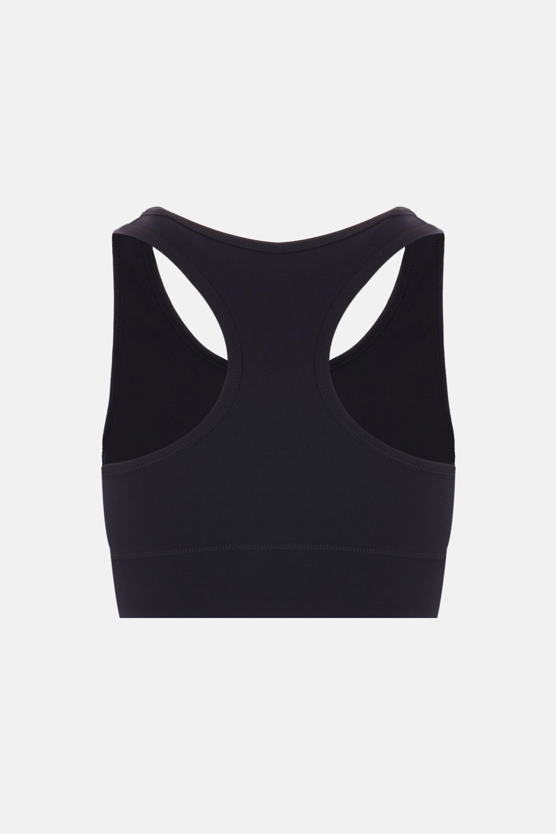 Activewear stretch jersey sports bra