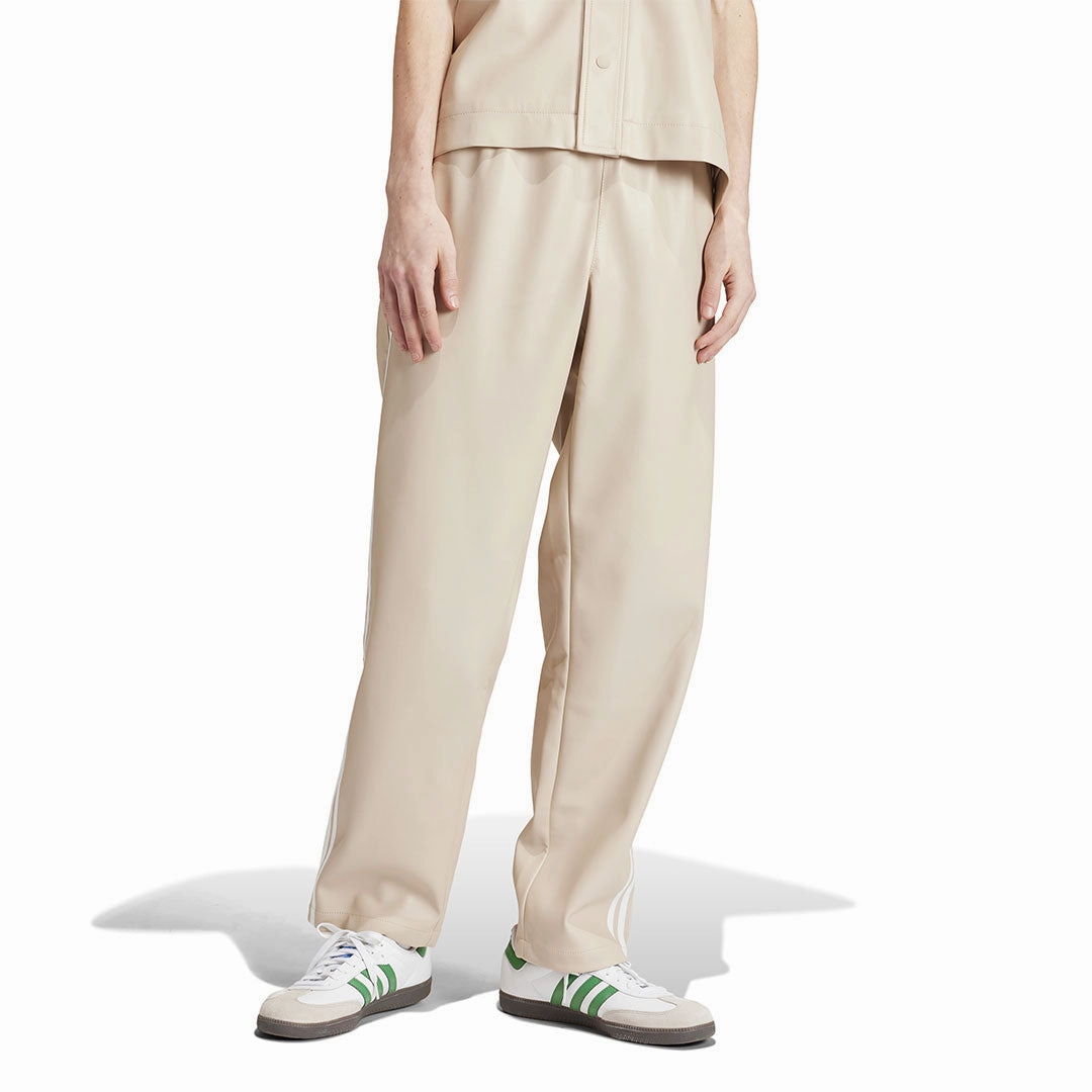 adidas - Men's Faux Leather Adicolor 3-Stripes Track Suit Pant (IZ4041)