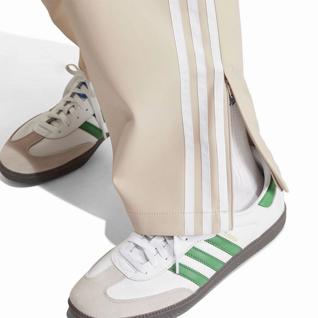 adidas - Men's Faux Leather Adicolor 3-Stripes Track Suit Pant (IZ4041)