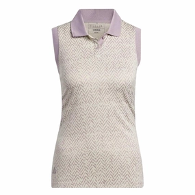 adidas - Women's Ultimate365 Jacquard Sleeveless Polo (IP8691)