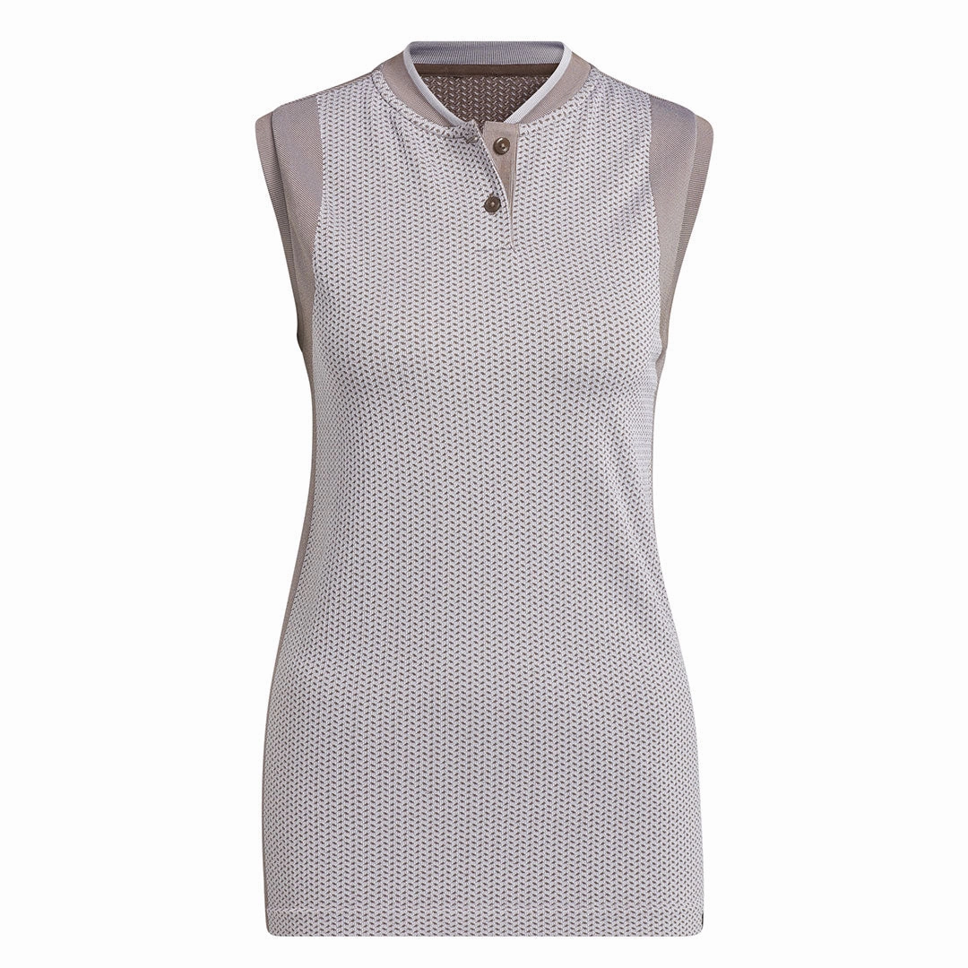 adidas - Women's Ultimate365 Tour Sleeveless Primeknit Polo (HT6340)