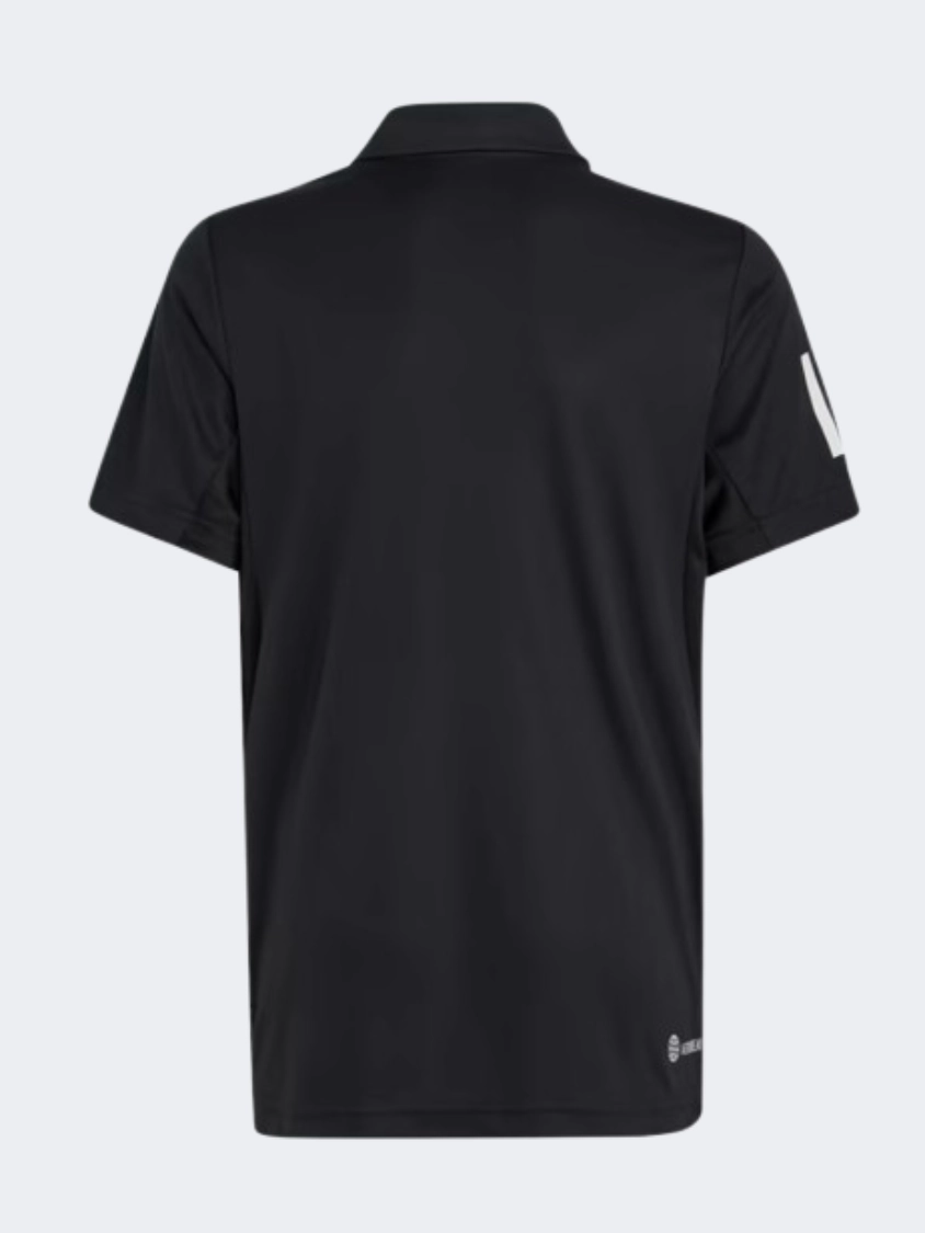 Adidas Club 3S Kids Unisex Tennis Polo Short Sleeve Black/White