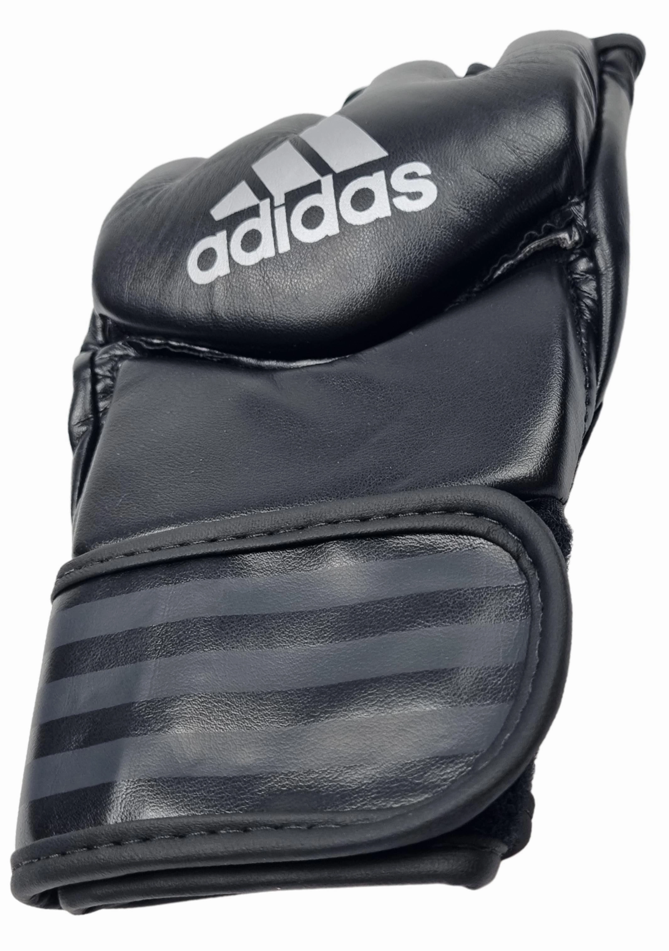 Adidas Combat Sports Gloves Black/Silver <br> ADICSG07-BS