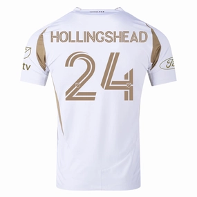 adidas Eddie Segura LAFC Authentic Away Jersey w/ MLS   Apple   Ford Logo 25/26 (White/Gold)