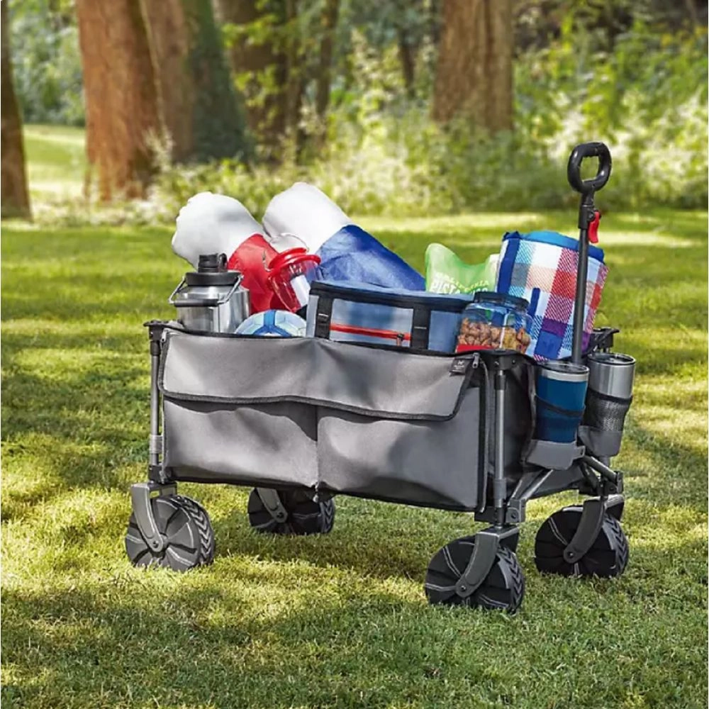 All-Terrain Folding Wagon - Gray