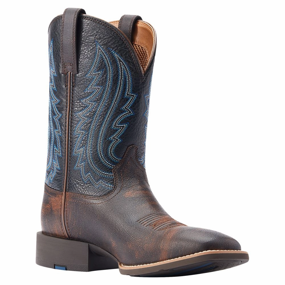 ARIAT 10044562 Men's Sport Big Country Western Boot, Tortuga/Black, 11W