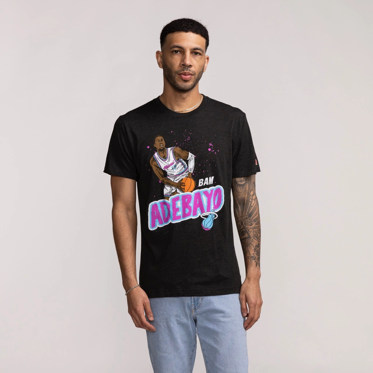 Bam Adebayo Homage Original Vice Shooting Stars Tee
