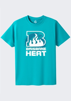 BBL Brisbane Heat Adults Logo Tee