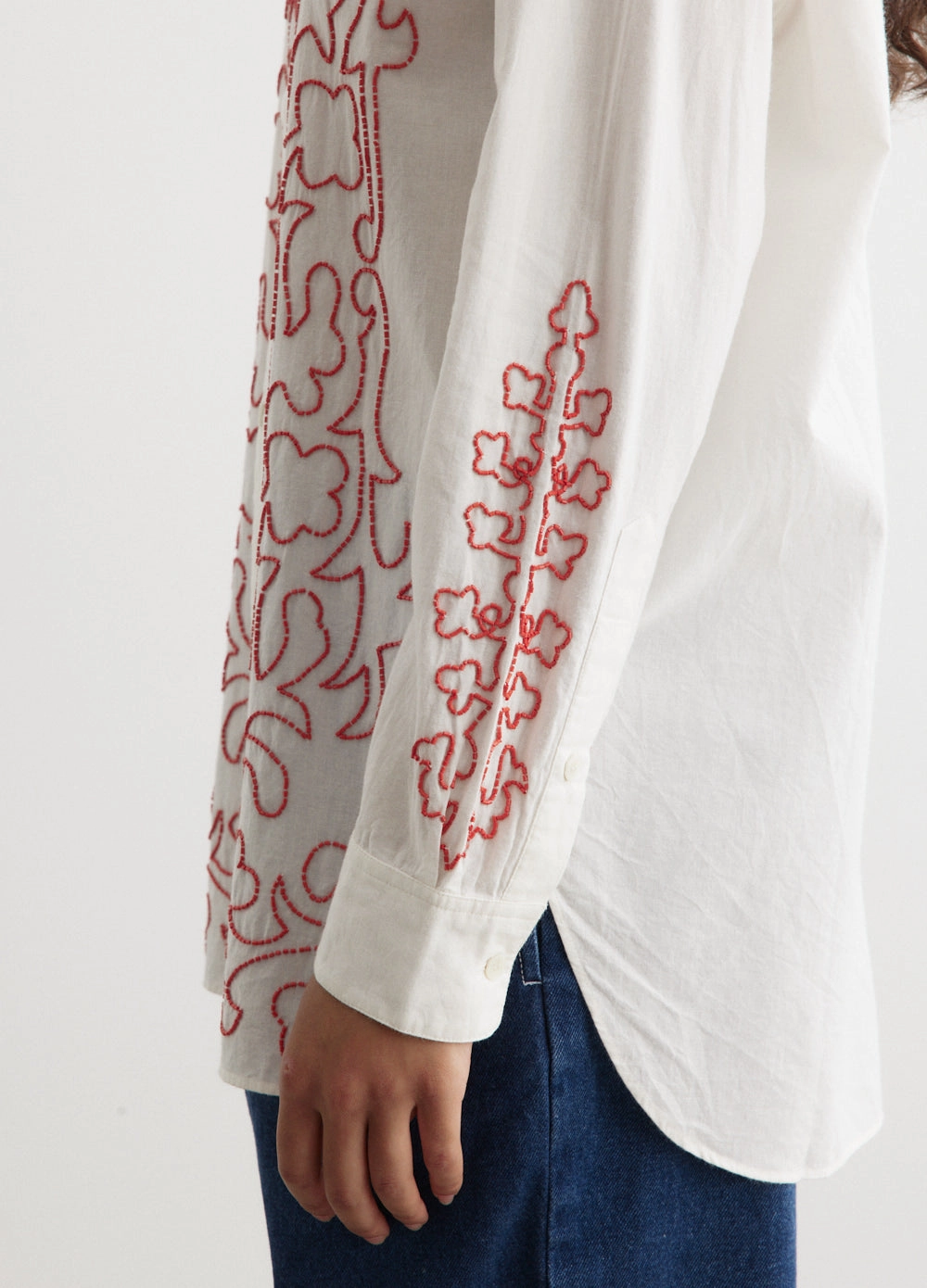 Beaded Crossvine Shirt