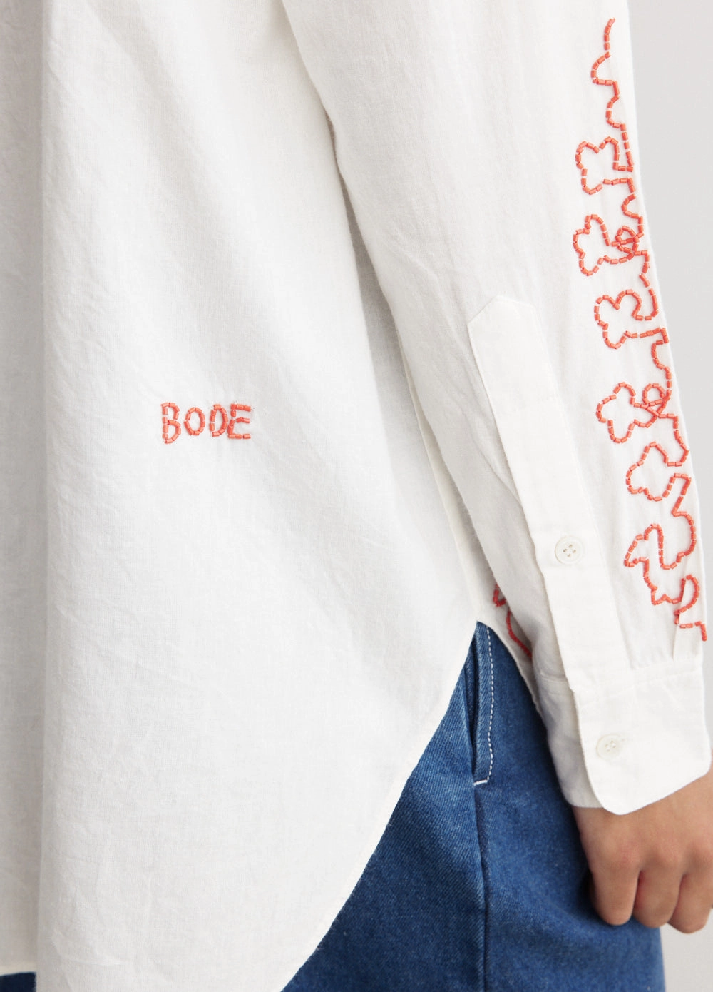 Beaded Crossvine Shirt
