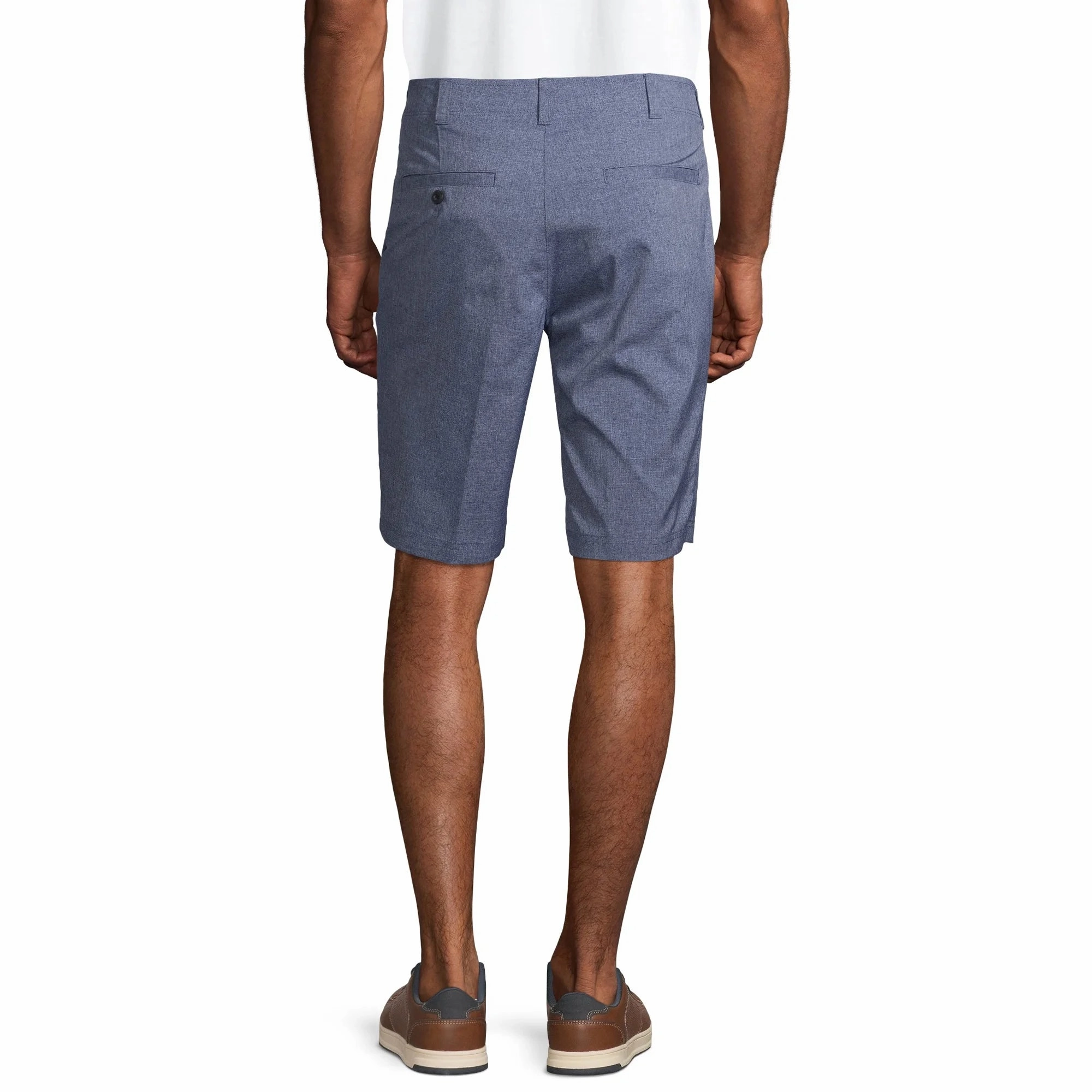 Ben Hogan BGBS8053 Men's and Big Men's Performance Golf 9" Short Denim Heather 42