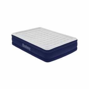 Bestway 67956E Tritech Air Mattress Full 15" with Built-in AC Pump Included and Antimicrobial Coating
