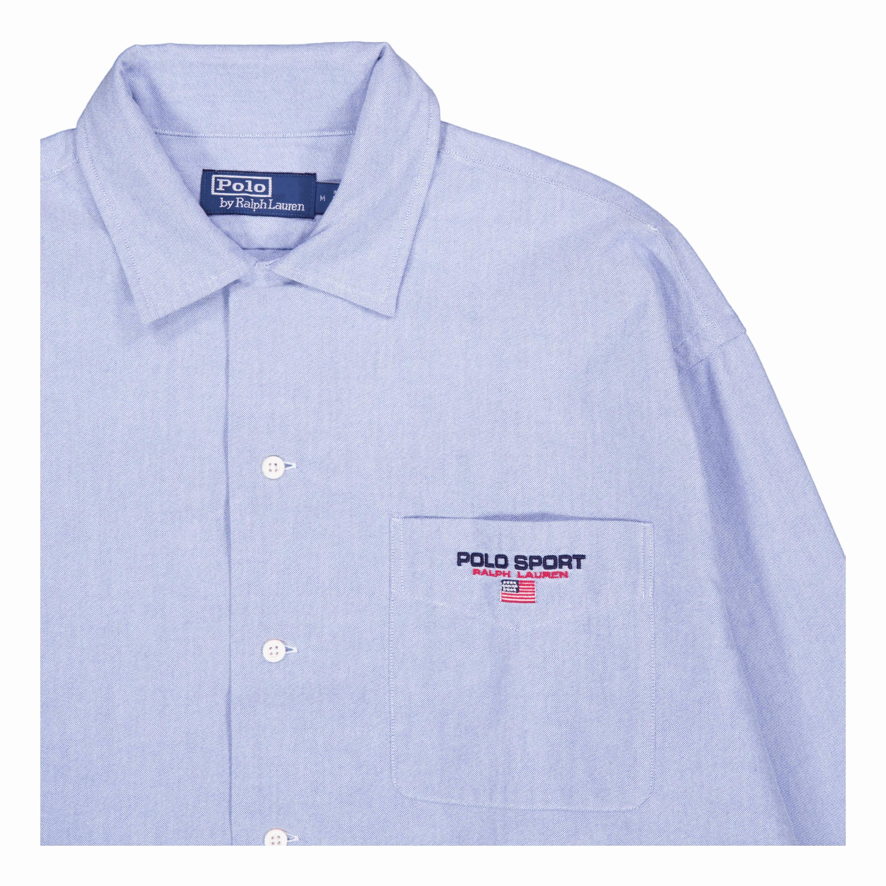 Big Fit Polo Sport Oxford Camp Shirt Bsr Blue