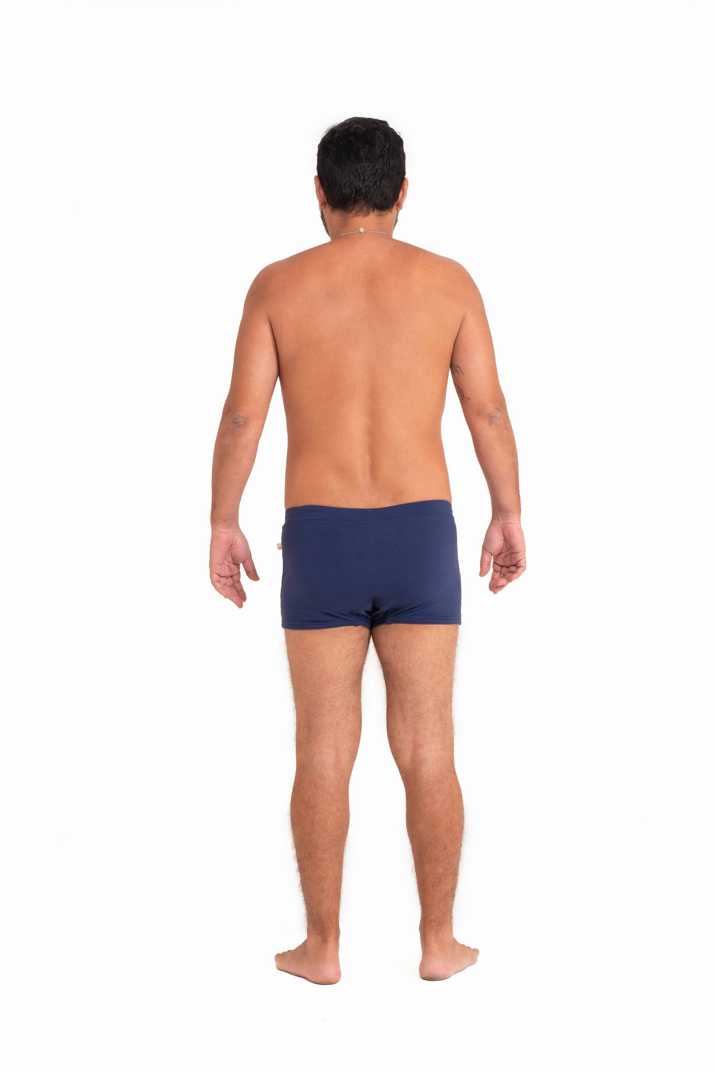 Brazilian Style Trunks, Dark Blue, Supplex