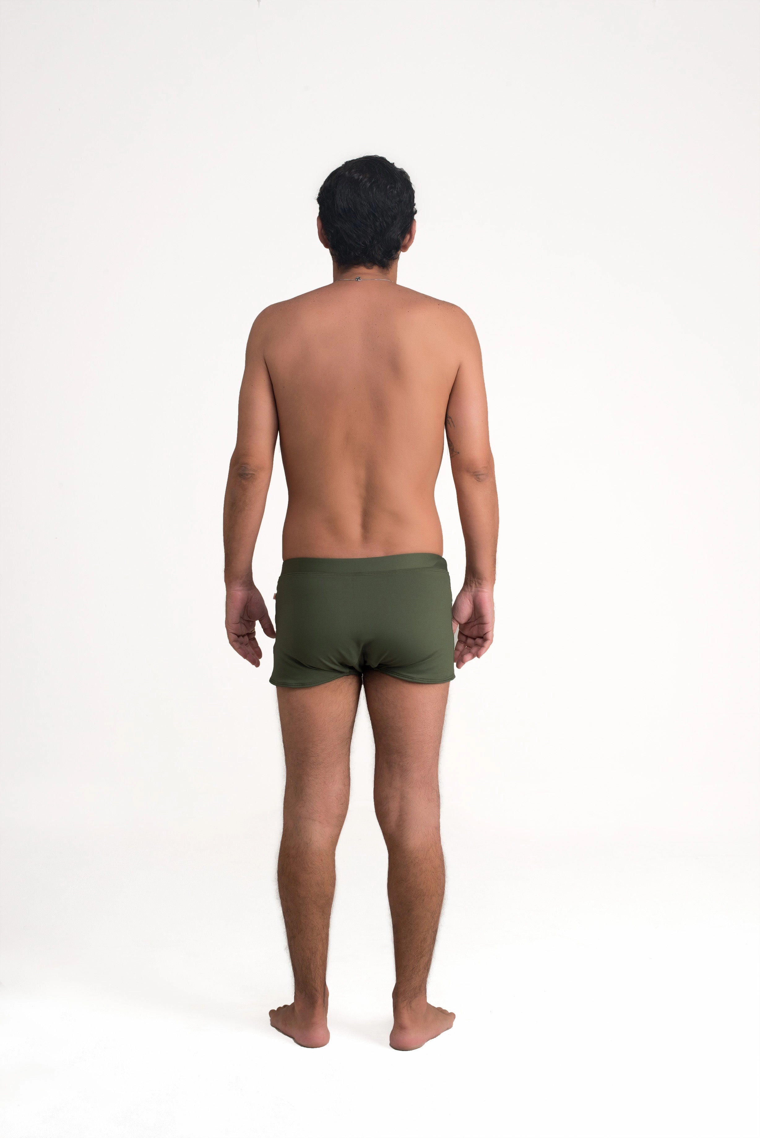 Brazilian Style Trunks, Military Green, Cool Form Light