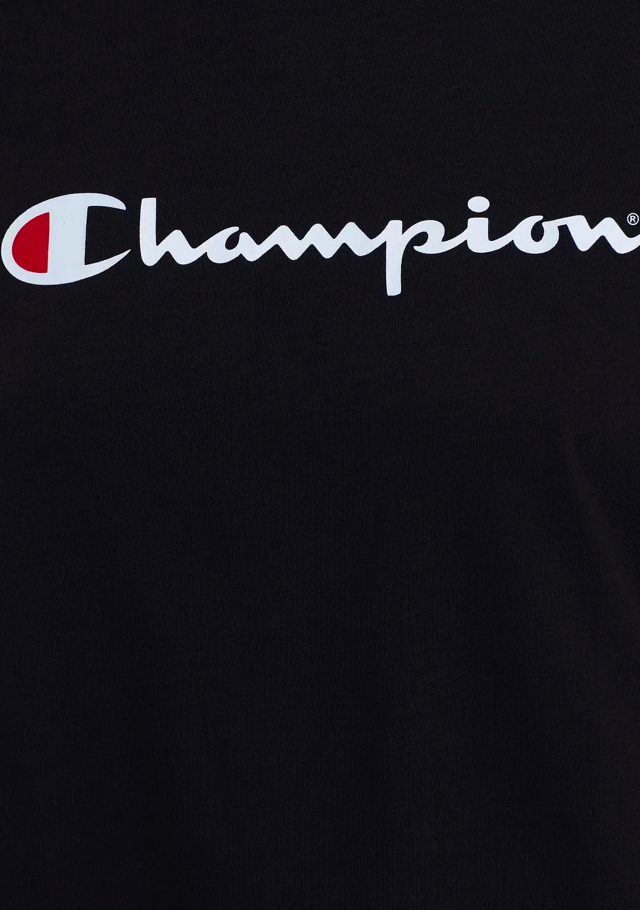Champion Women's Script Short Sleeve Tee Black