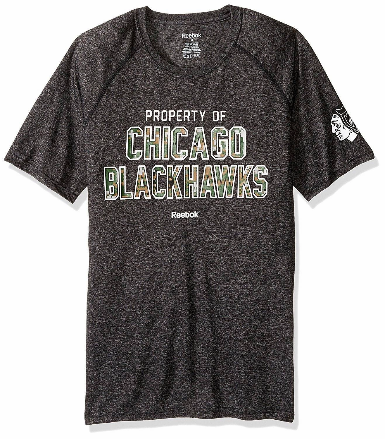 Chicago Blackhawks Division Digital Camo Property Of Ultimate Tee Reebok