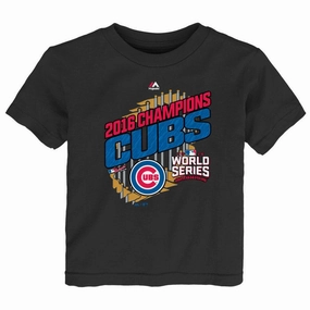 Chicago Cubs 2016 World Series Champions Child Parade T-Shirt By Majestic