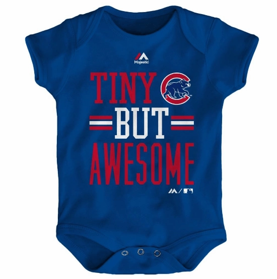 Chicago Cubs MLB Tiny But Awesome Creeper Tee