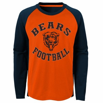 Child Chicago Bears Air Raid Long Sleeve Tee