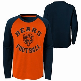 Child Chicago Bears Air Raid Long Sleeve Tee