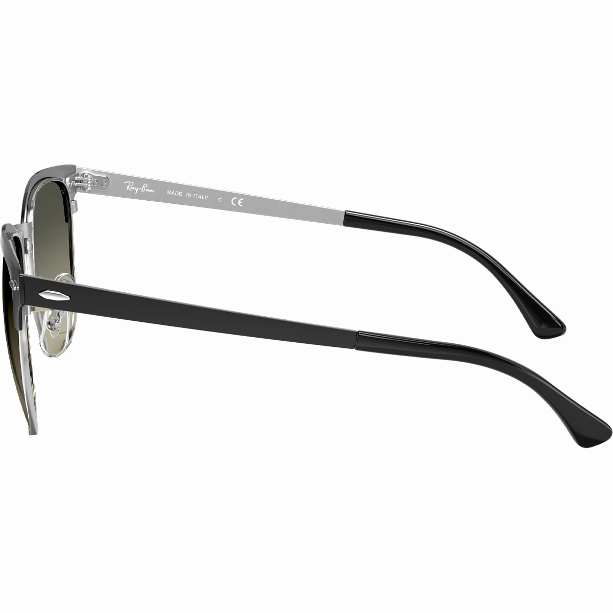 Clubmaster Metal - Polished Black Silver/Grey Gradient