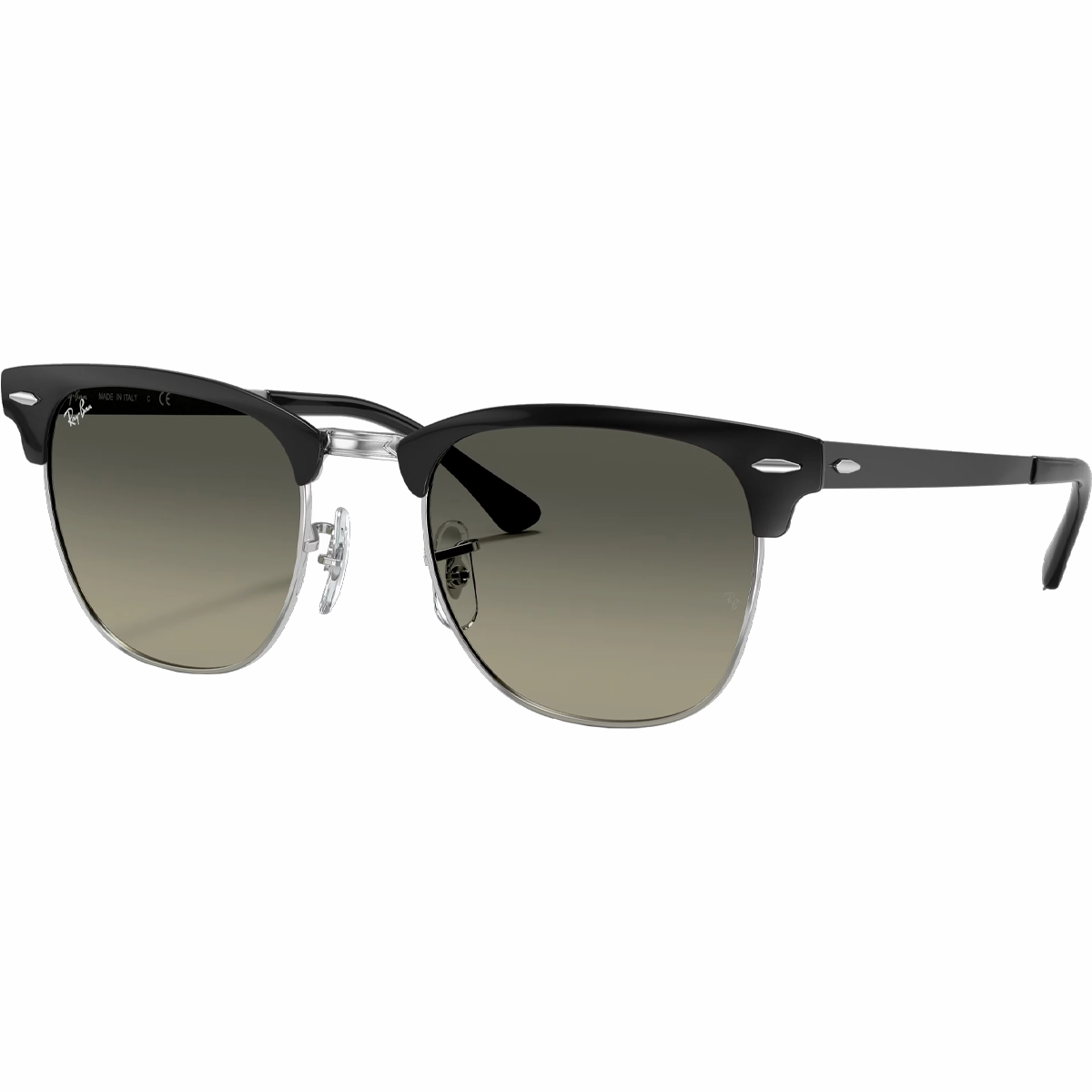 Clubmaster Metal - Polished Black Silver/Grey Gradient