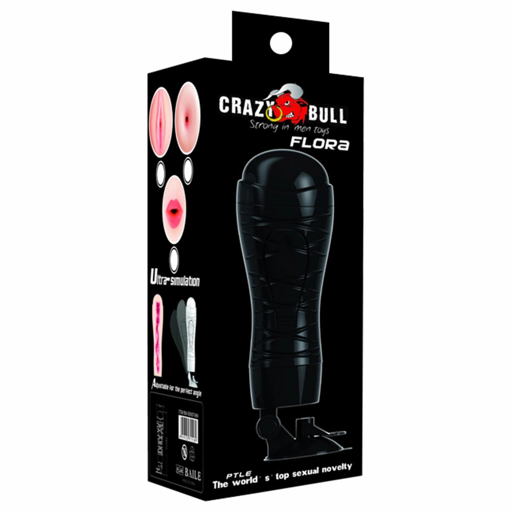 Crazy Bull Flora Vibrating Vagina Masturbator With Adjustable Stand