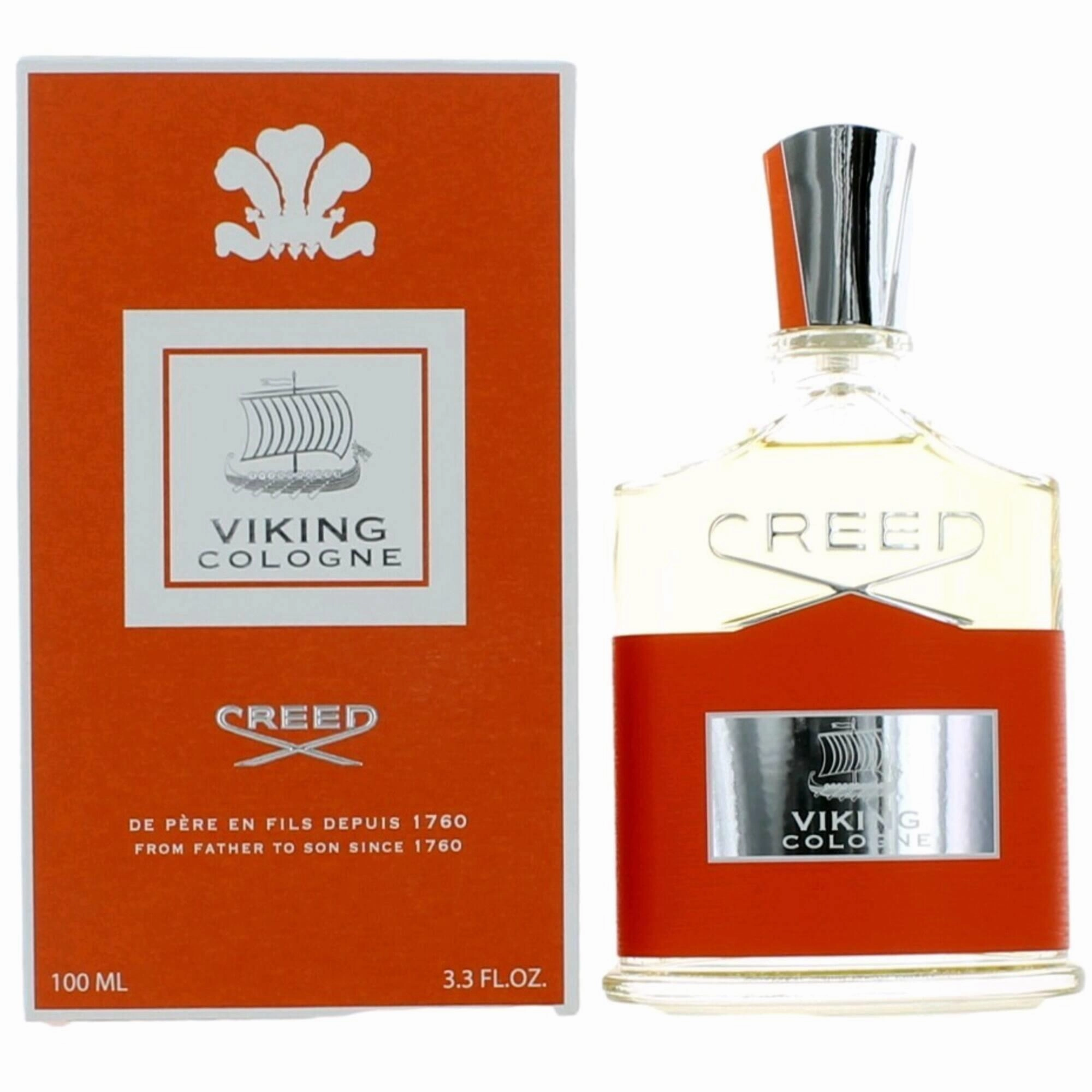Creed Men's Eau De Parfum Spray - Viking Cologne with Universal Fragrance, 3.3 oz