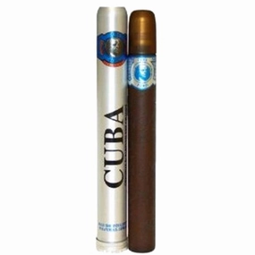 Cuba Men's Eau de Toilette Spray - Blue Woody Mossy Outdoorsy Fragrance, 1.17 oz