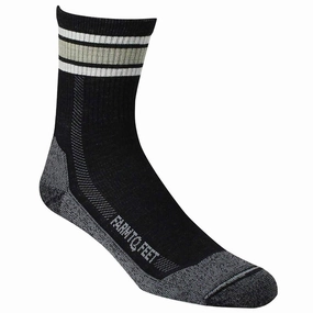 Farm to Feet Men's Socks - North Conway Lightweight 3/4 Crew, Black | 7058-001-BLK