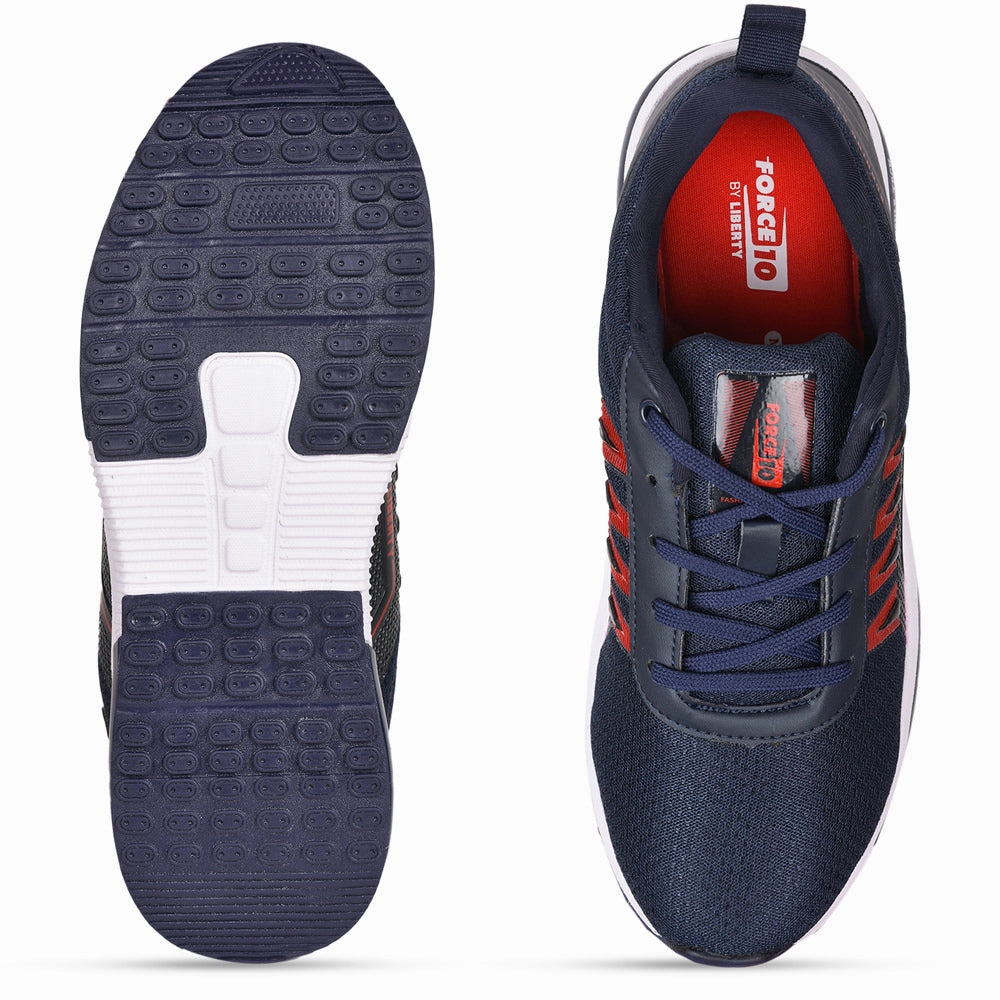 Force 10 Men Navy Blue Sports Running Shoes(GOLFER)