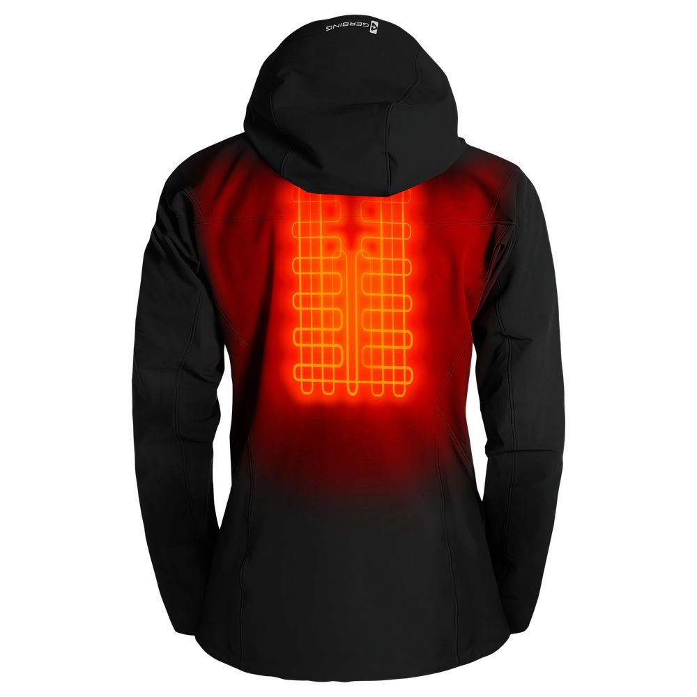 GERBING GER-TJKT-7V-W-B-S Women's Small Black Torrid 7-Volt Battery Heated Softshell Jacket 2.0(Small)