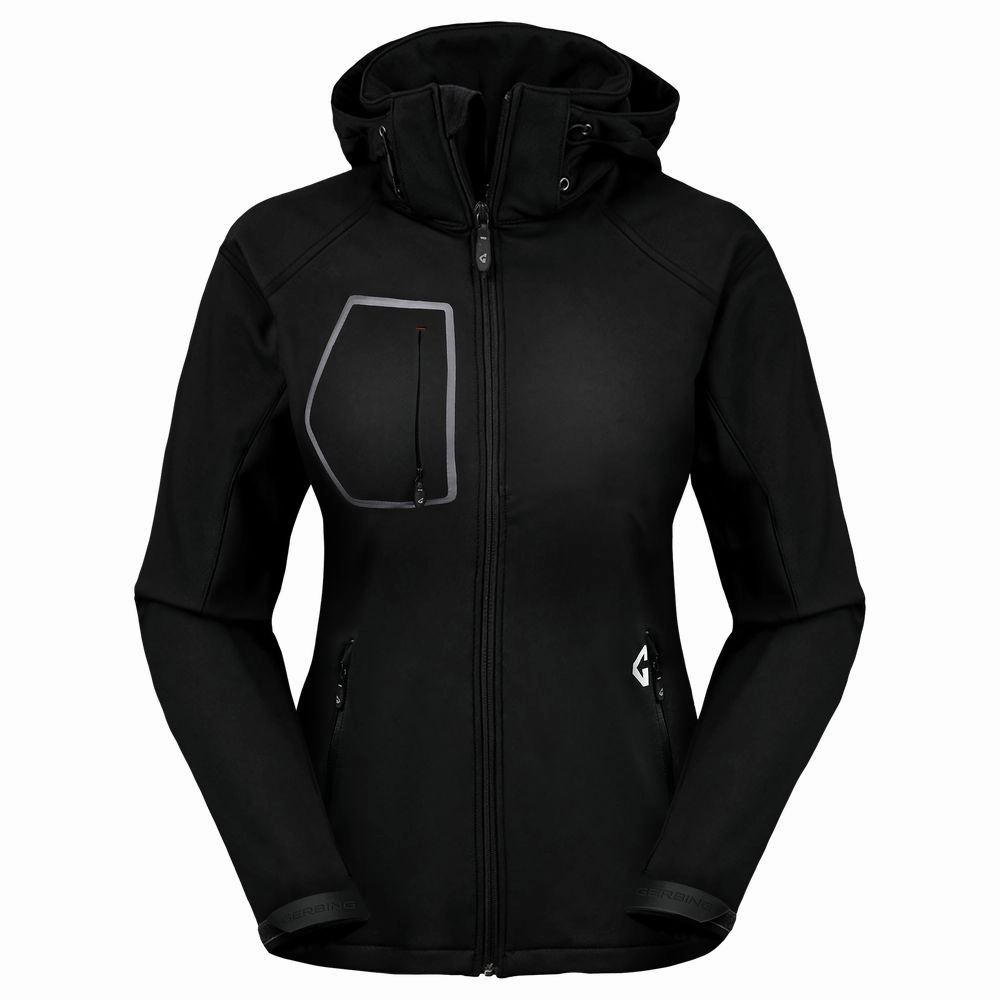 GERBING GER-TJKT-7V-W-B-S Women's Small Black Torrid 7-Volt Battery Heated Softshell Jacket 2.0(Small)