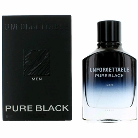 Glenn Perri Men's EDT Spray - Unforgettable Pure Black Captivating Scent, 3.4 oz