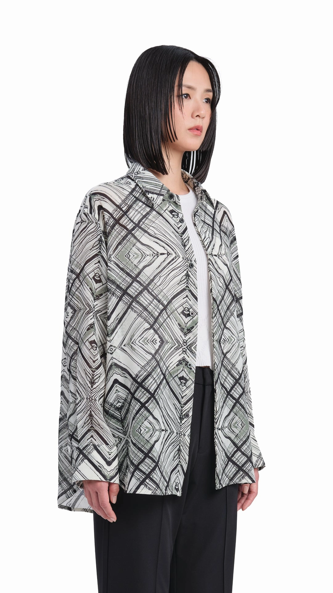 Handcrafted Checker Printed Shirt