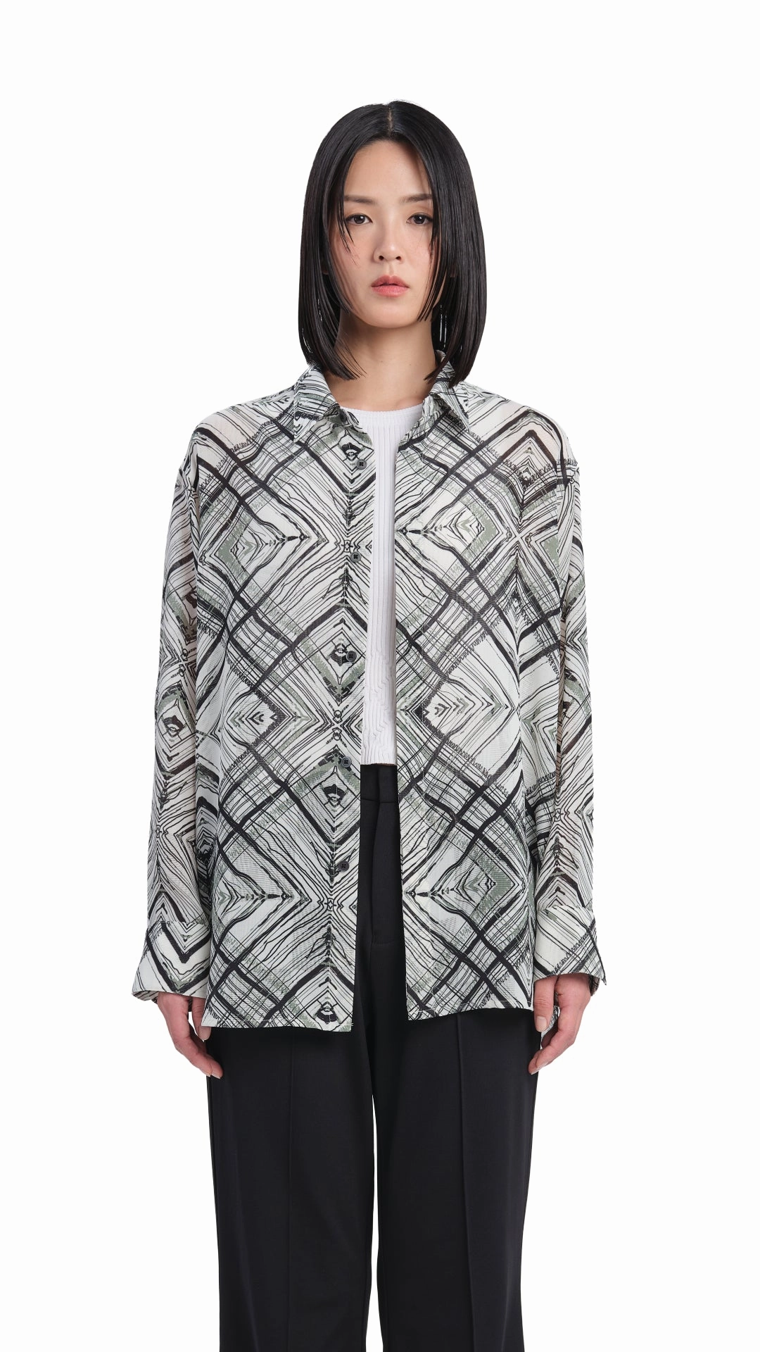 Handcrafted Checker Printed Shirt
