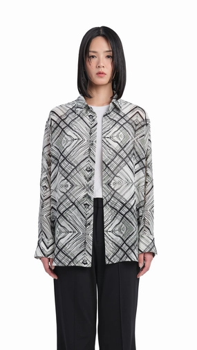 Handcrafted Checker Printed Shirt
