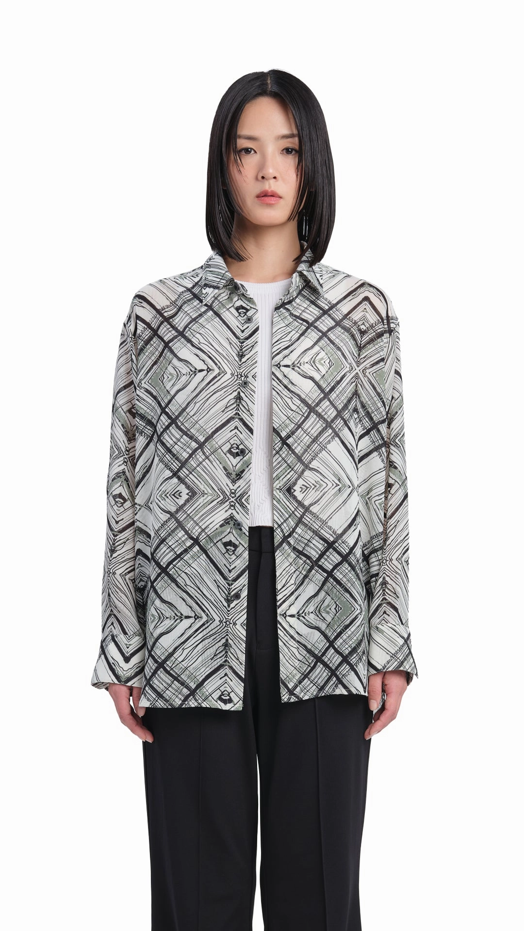Handcrafted Checker Printed Shirt