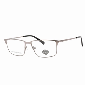 Harley Davidson Men's Eyeglasses - Full Rim Matte Light Nickeltin Frame | HD0914 011