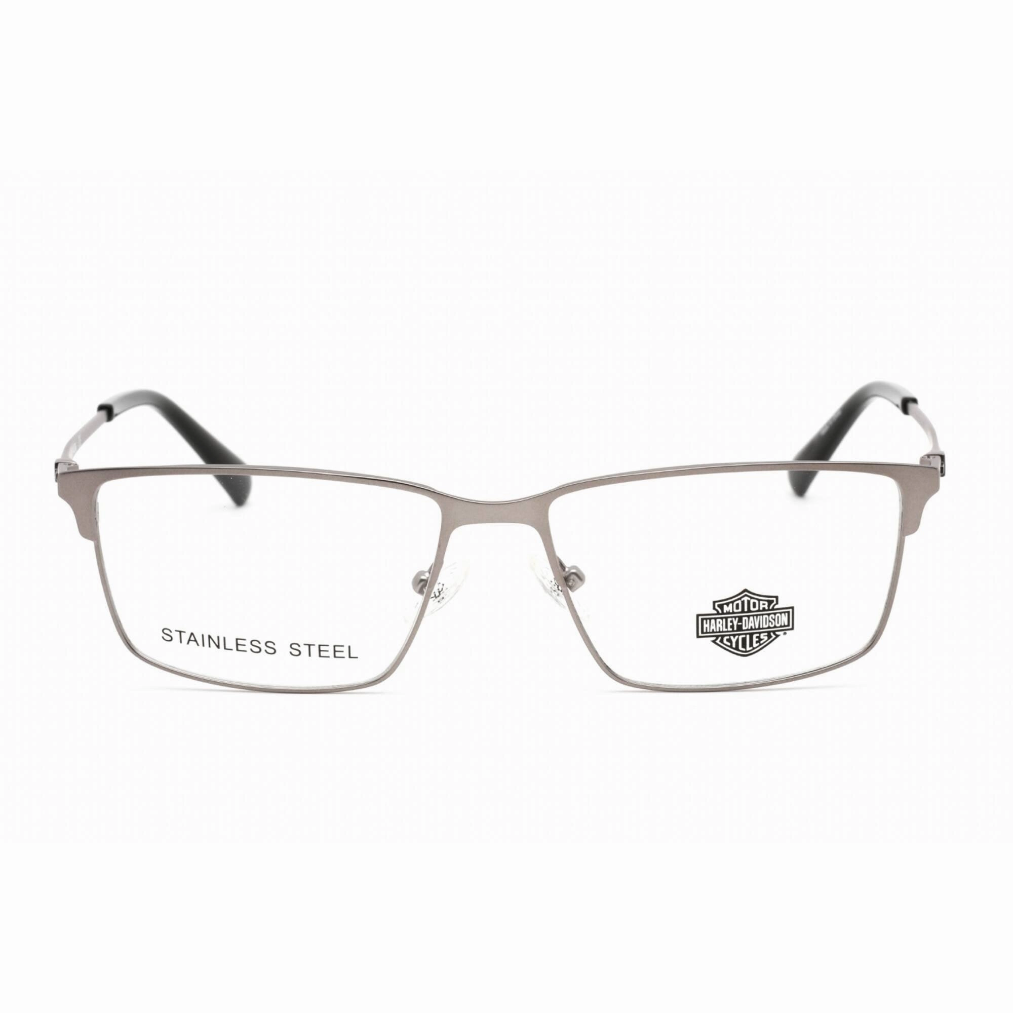 Harley Davidson Men's Eyeglasses - Full Rim Matte Light Nickeltin Frame | HD0914 011