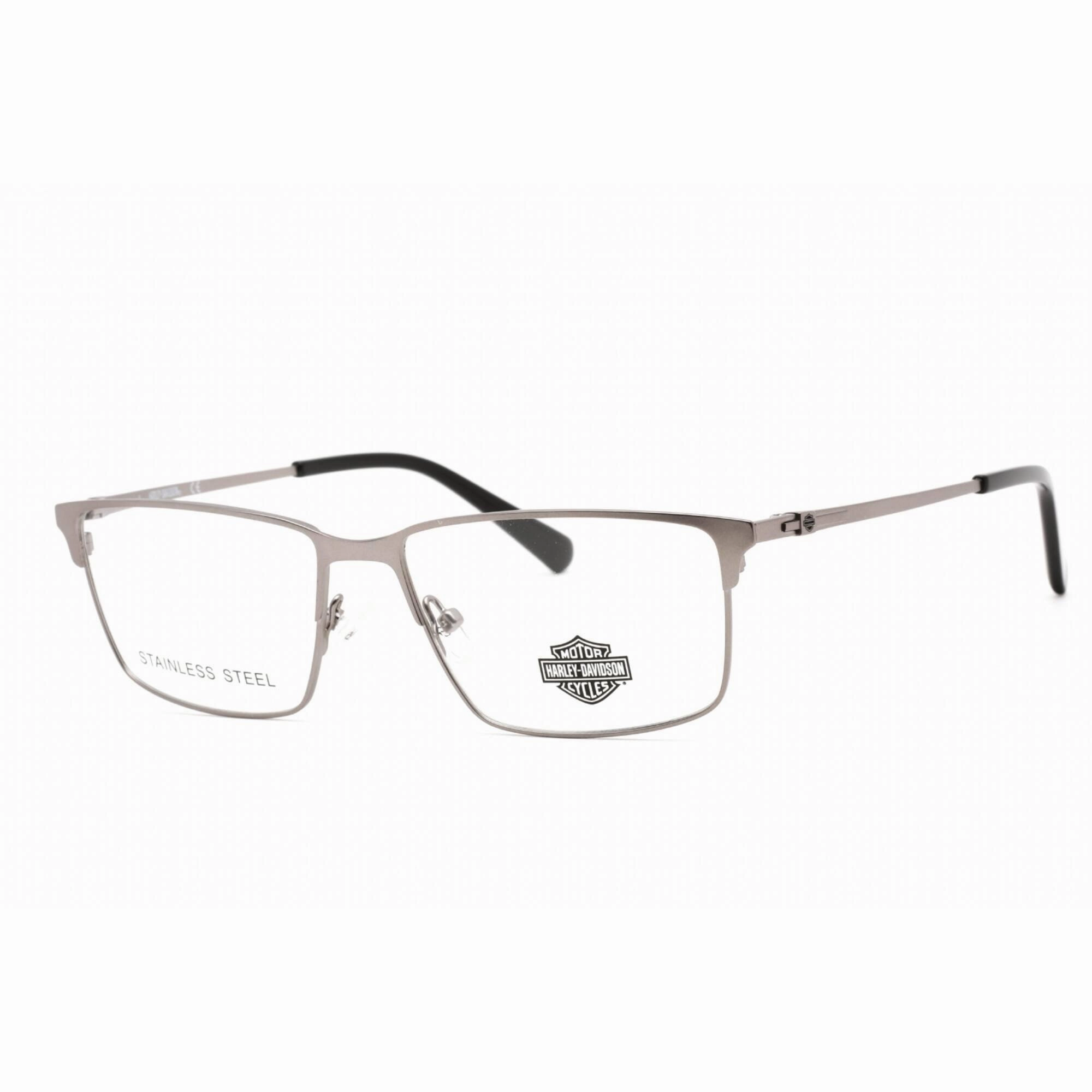 Harley Davidson Men's Eyeglasses - Full Rim Matte Light Nickeltin Frame | HD0914 011