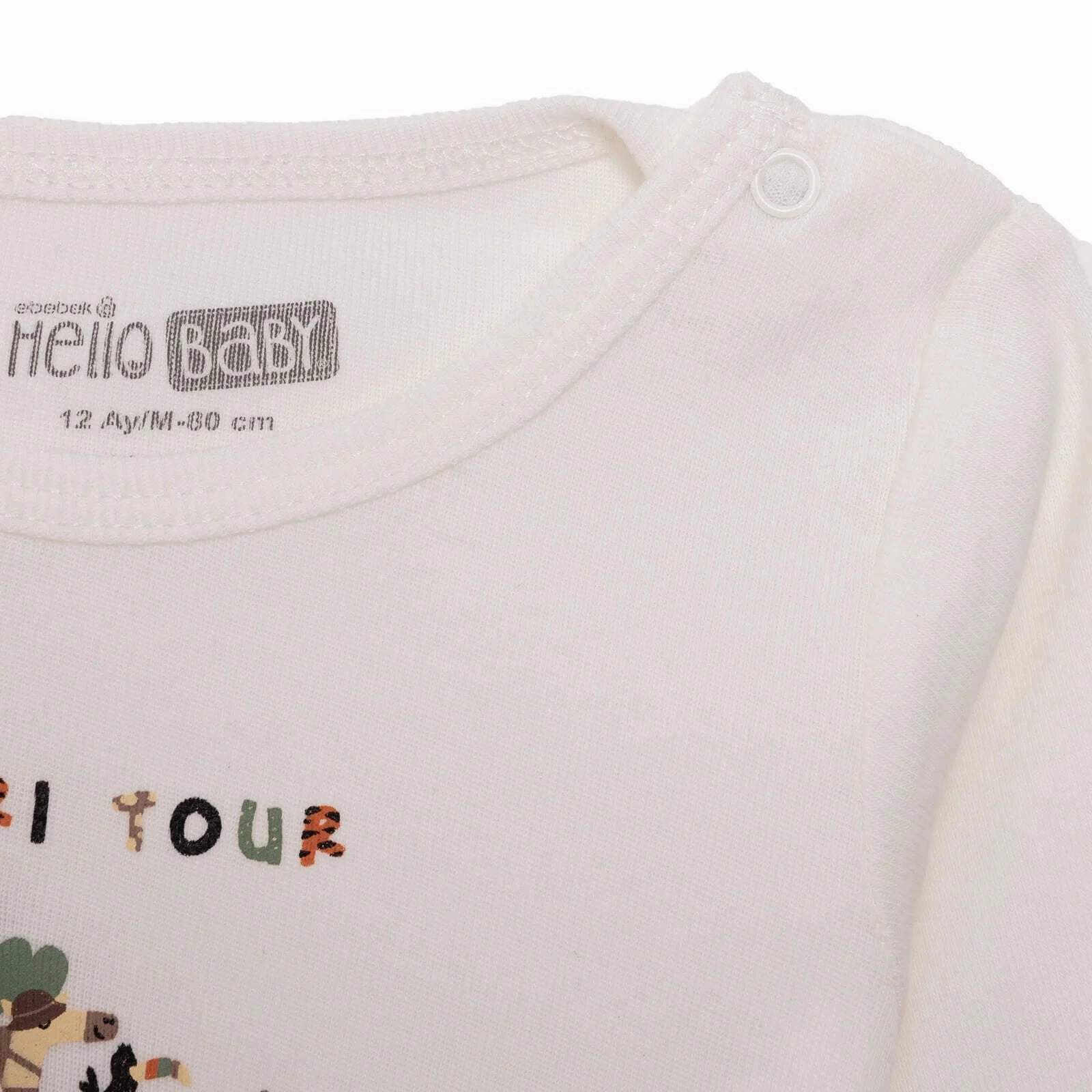 HelloBaby Baby Boy Long Sleeve Body 2 pcs - Beige