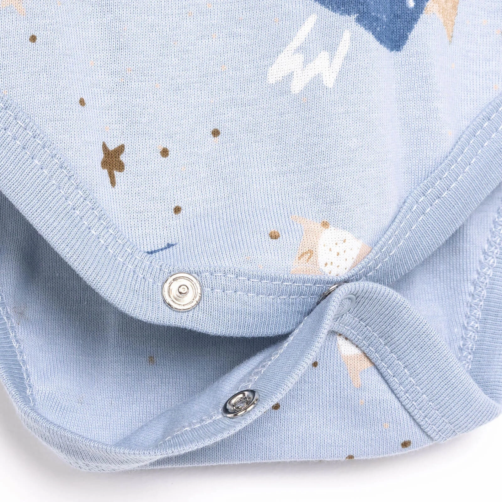HelloBaby Baby Boy Long Sleeve Bodysuit - Blue