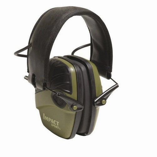 Howard Leight R-01526 Impact Sport Electronic Earmuff, Green