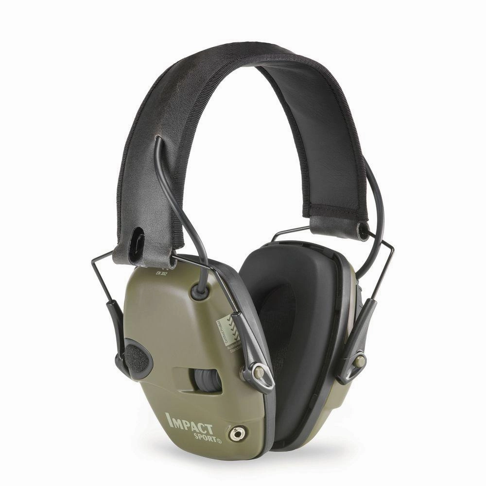 Howard Leight R-01526 Impact Sport Electronic Earmuff, Green
